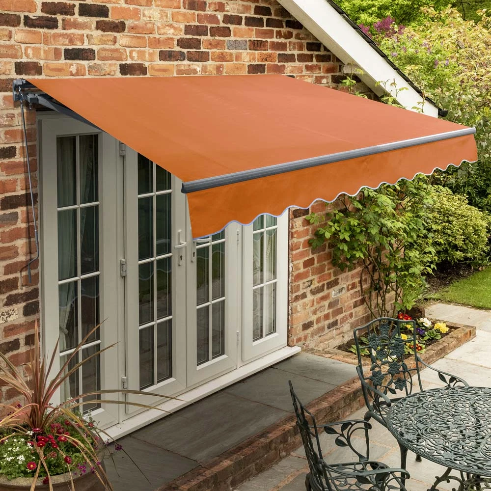 3m Standard Manual Terracotta Awning (Charcoal Cassette) 3 3m Standard Manual Terracotta Awning (Charcoal Cassette)