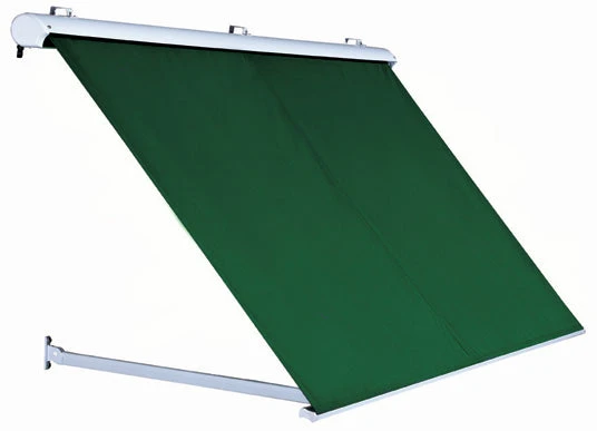 1.0m Half Cassette Drop Arm Awning, Plain Green 3 1.0m Half Cassette Drop Arm Awning, Plain Green