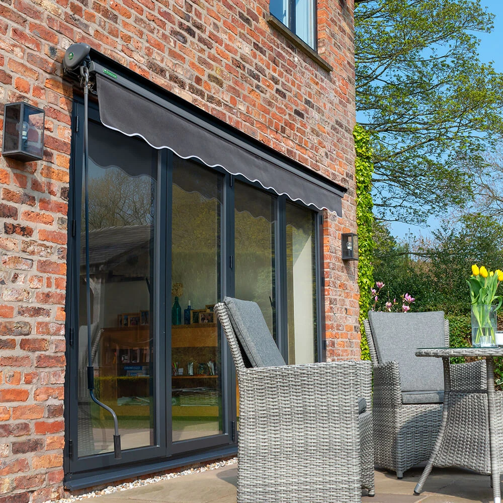 3.5m Half Cassette Electric Charcoal Awning (Charcoal Cassette) 6 3.5m Half Cassette Electric Charcoal Awning (Charcoal Cassette) - Image 4