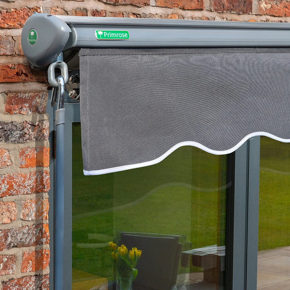 3.5m Half Cassette Electric Charcoal Awning (Charcoal Cassette) 4 3.5m Half Cassette Electric Charcoal Awning (Charcoal Cassette) - Image 2