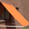2.5m Half Cassette Drop Arm Awning, Terracotta