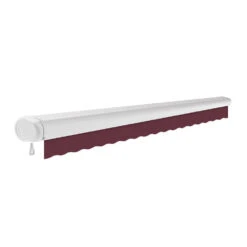 2.5m Full Cassette Electric Awning, Burgundy -Primrose full cassette manual burgundy 3 2