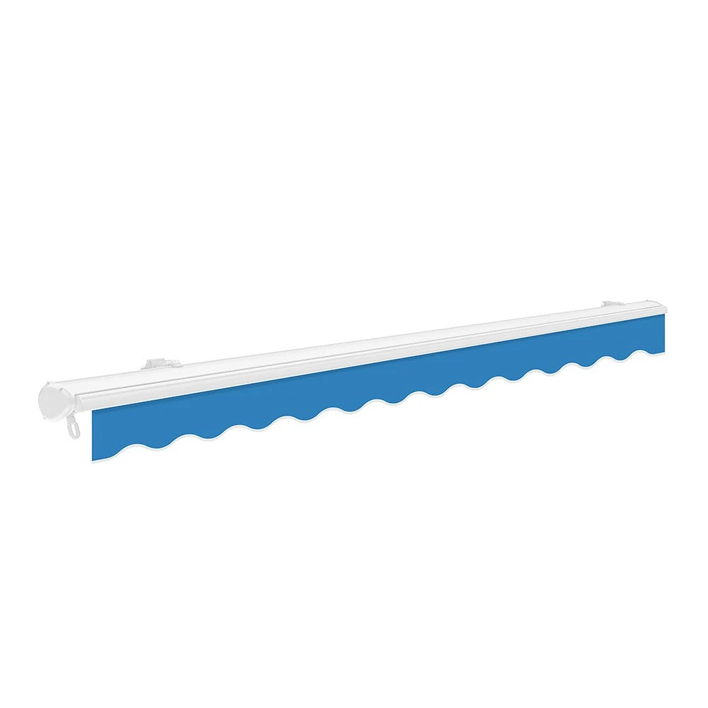 3.5m Half Cassette Electric Awning, Azure Blue 4 3.5m Half Cassette Electric Awning, Azure Blue - Image 2