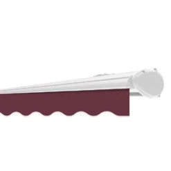3.5m Half Cassette Electric Awning, Burgundy -Primrose half cassette manual bugundy 3 64ccdab4 d6aa 4626 8473 f407d998a75f 2