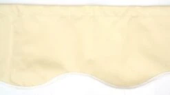4m Ivory Valance - Wavy