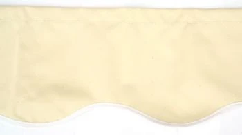 3.5m Ivory Valance - Wavy 3 3.5m Ivory Valance - Wavy