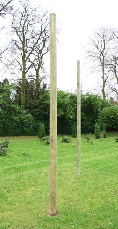 9ft 10 / 3m Wooden Shade Sail Pole With Eyebolt Screw - 12cm Diameter" 6 9ft 10 / 3m Wooden Shade Sail Pole With Eyebolt Screw - 12cm Diameter" - Image 4