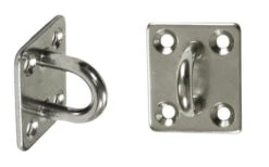 3cm X 3.5cm Stainless Steel Rectangular Pad Eye | Sail Shade Fitting Accessories