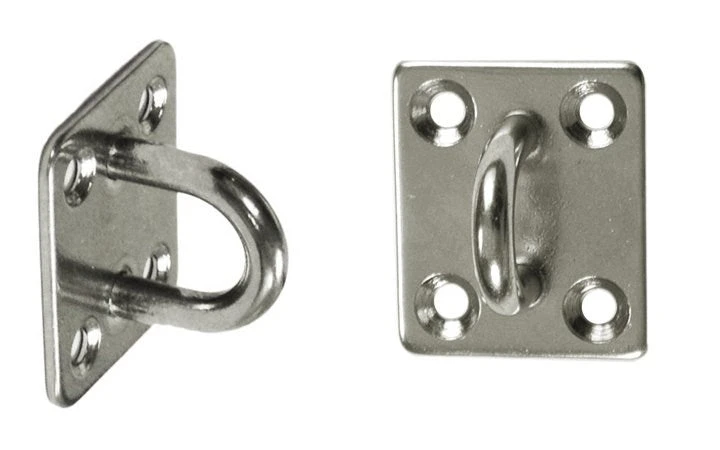 3cm X 3.5cm Stainless Steel Rectangular Pad Eye | Sail Shade Fitting Accessories 3 3cm X 3.5cm Stainless Steel Rectangular Pad Eye | Sail Shade Fitting Accessories