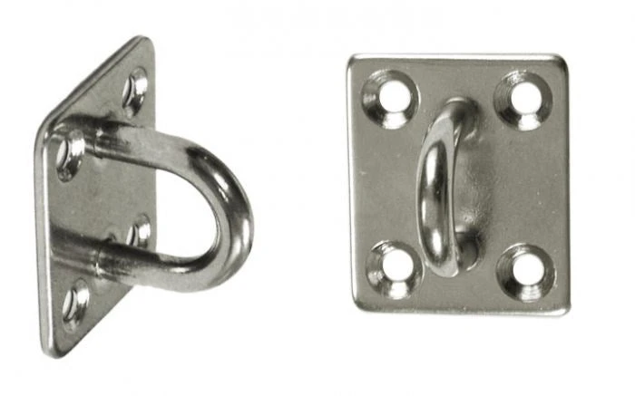 3cm X 3.5cm Stainless Steel Rectangular Pad Eye | Sail Shade Fitting Accessories 5 3cm X 3.5cm Stainless Steel Rectangular Pad Eye | Sail Shade Fitting Accessories - Image 3