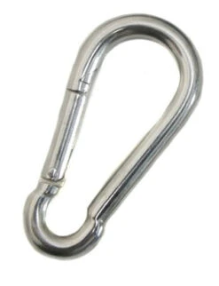 Galvanised Steel Snap Hook 8cm X 4cm - Sail Shade Fitting Accessories