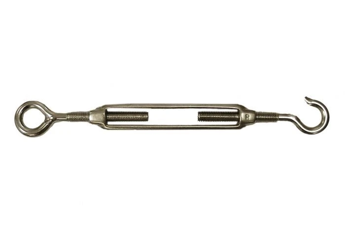 Galvanised Steel Turnbuckle (Hook/Eye Ends) - Sail Shade Fitting Accessories 5 Galvanised Steel Turnbuckle (Hook/Eye Ends) - Sail Shade Fitting Accessories - Image 3