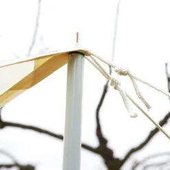 Portable Ivory Shade Sail Kit W/ Poles, Ropes And Pegs - Easy Set Up - Square 9 Portable Ivory Shade Sail Kit W/ Poles, Ropes And Pegs - Easy Set Up - Square -Primrose pr0000007644 card3 lg