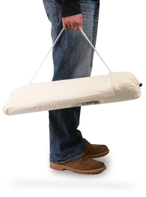 Portable Ivory Shade Sail Kit W/ Poles, Ropes And Pegs - Easy Set Up - Square 6 Portable Ivory Shade Sail Kit W/ Poles, Ropes And Pegs - Easy Set Up - Square - Image 4