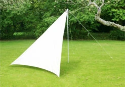 Portable Ivory Wind Break Kit W/ Poles, Ropes And Pegs - Triangle 9 Portable Ivory Wind Break Kit W/ Poles, Ropes And Pegs - Triangle -Primrose pr0000007646 card3 lg