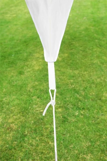 Portable Pyramid Ivory Shade Sail Kit W/ Pole, Ropes And Pegs - Easy Set Up 7 Portable Pyramid Ivory Shade Sail Kit W/ Pole, Ropes And Pegs - Easy Set Up - Image 5