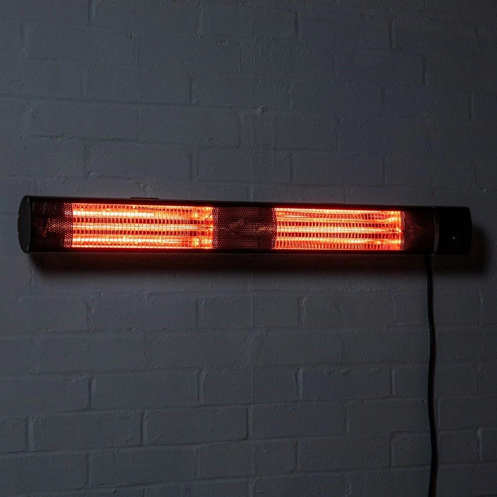 3kW IP44 Wall Mounted Electric Patio Heater Remote Control Black By Heatlab® 4 3kW IP44 Wall Mounted Electric Patio Heater Remote Control Black By Heatlab® - Image 2