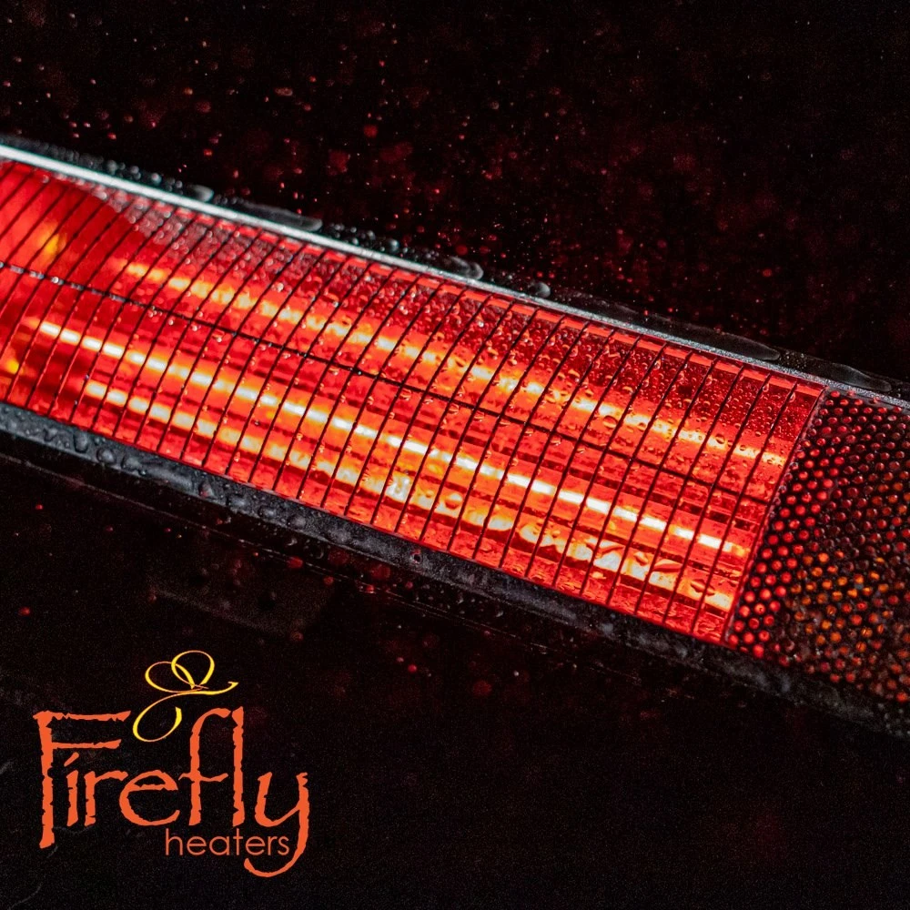 3kW IP44 Wall Mounted Electric Patio Heater Remote Control In Silver By Heatlab® 4 3kW IP44 Wall Mounted Electric Patio Heater Remote Control In Silver By Heatlab® - Image 3