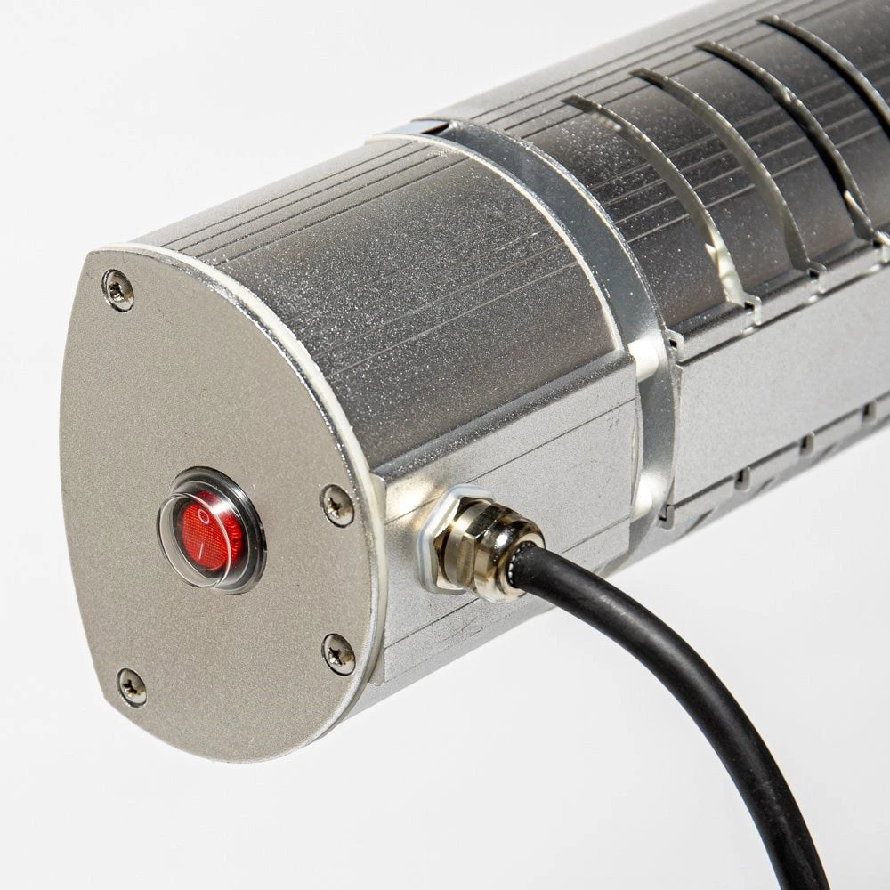 3kW IP44 Wall Mounted Electric Patio Heater Remote Control In Silver By Heatlab® 5 3kW IP44 Wall Mounted Electric Patio Heater Remote Control In Silver By Heatlab® - Image 4