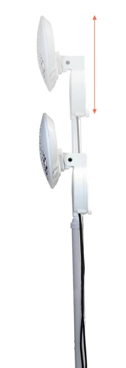 Freestanding Electric Quartz Bulb Patio Heater In White| Heatlab® 11 Freestanding Electric Quartz Bulb Patio Heater In White| Heatlab® -Primrose pr0000007882 card5 lg