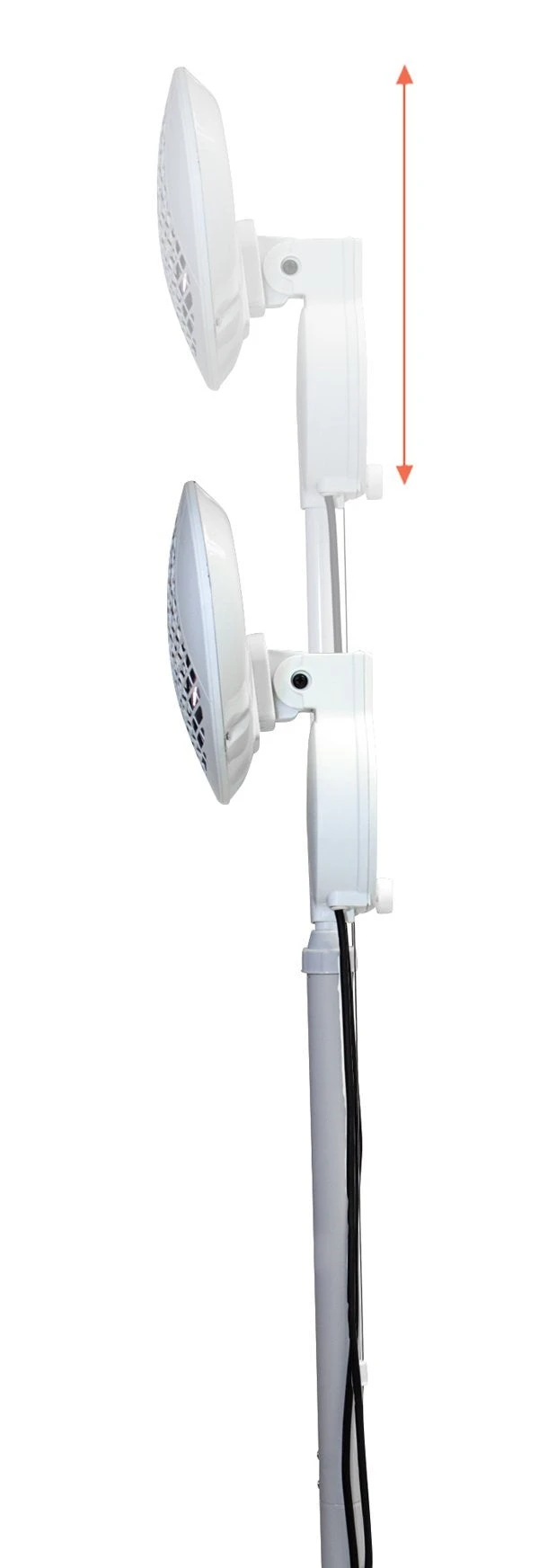 Freestanding Electric Quartz Bulb Patio Heater In White| Heatlab® 7 Freestanding Electric Quartz Bulb Patio Heater In White| Heatlab® - Image 5