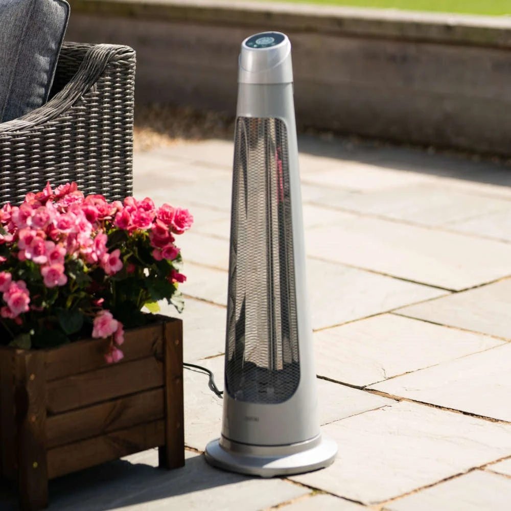 1.2kW IPX4 Streamline Rotating Patio Heater W/ 2 Power Settings | Heatlab® 4 1.2kW IPX4 Streamline Rotating Patio Heater W/ 2 Power Settings | Heatlab® - Image 2