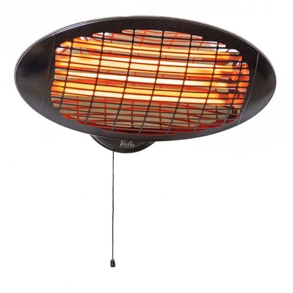 Wall Mounted Quartz Bulb Electric Heater In Black | Heatlab® 4 Wall Mounted Quartz Bulb Electric Heater In Black | Heatlab® - Image 2