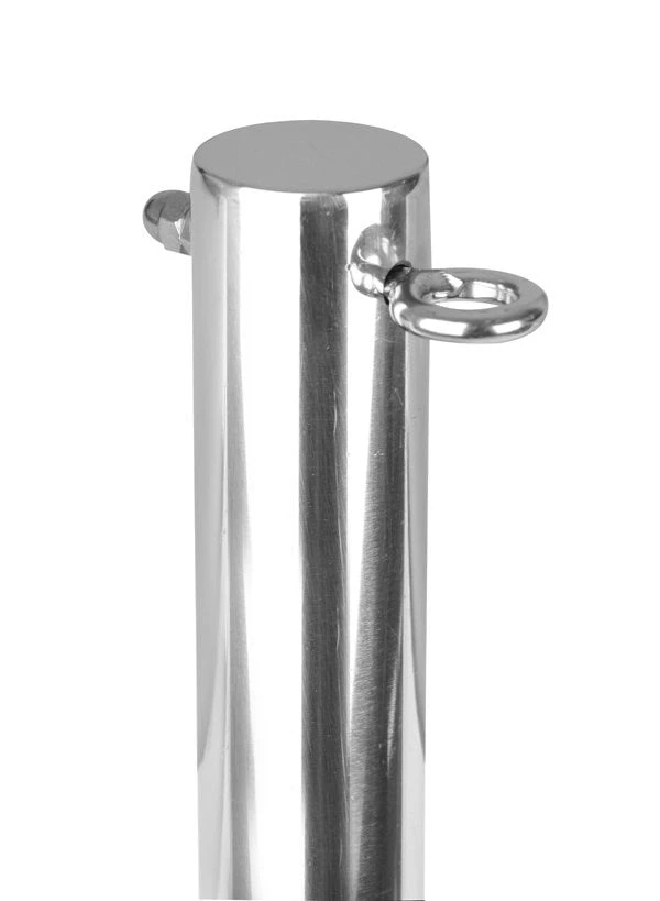 13.1 / 4m Stainless Steel Shade Sail Pole With Eyebolts - 4 Sections" 4 13.1 / 4m Stainless Steel Shade Sail Pole With Eyebolts - 4 Sections" - Image 2