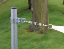 16ft 4 / 5m Galvanised Shade Sail Pole With Bracket Clamp" 7 16ft 4 / 5m Galvanised Shade Sail Pole With Bracket Clamp" -Primrose pr0000008410 card3 lg