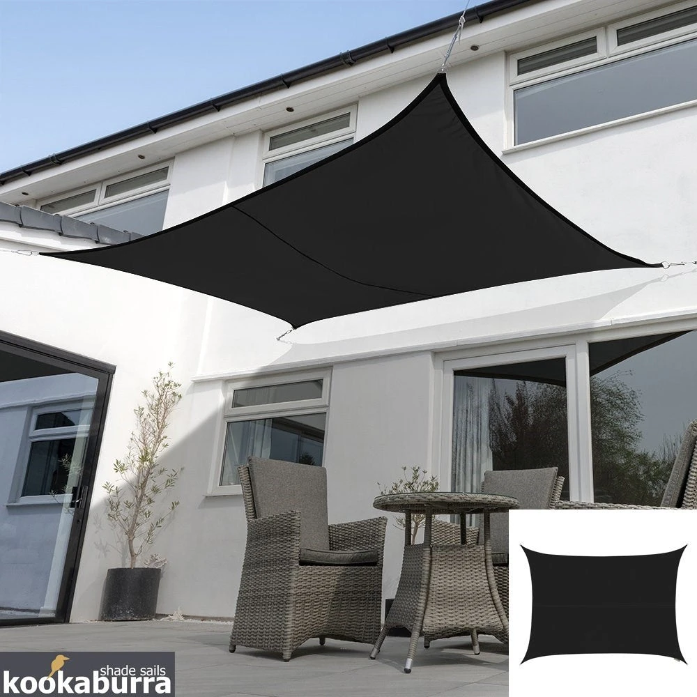 Sail Shade | Premium Waterproof | Black 5 Sail Shade | Premium Waterproof | Black - Image 3