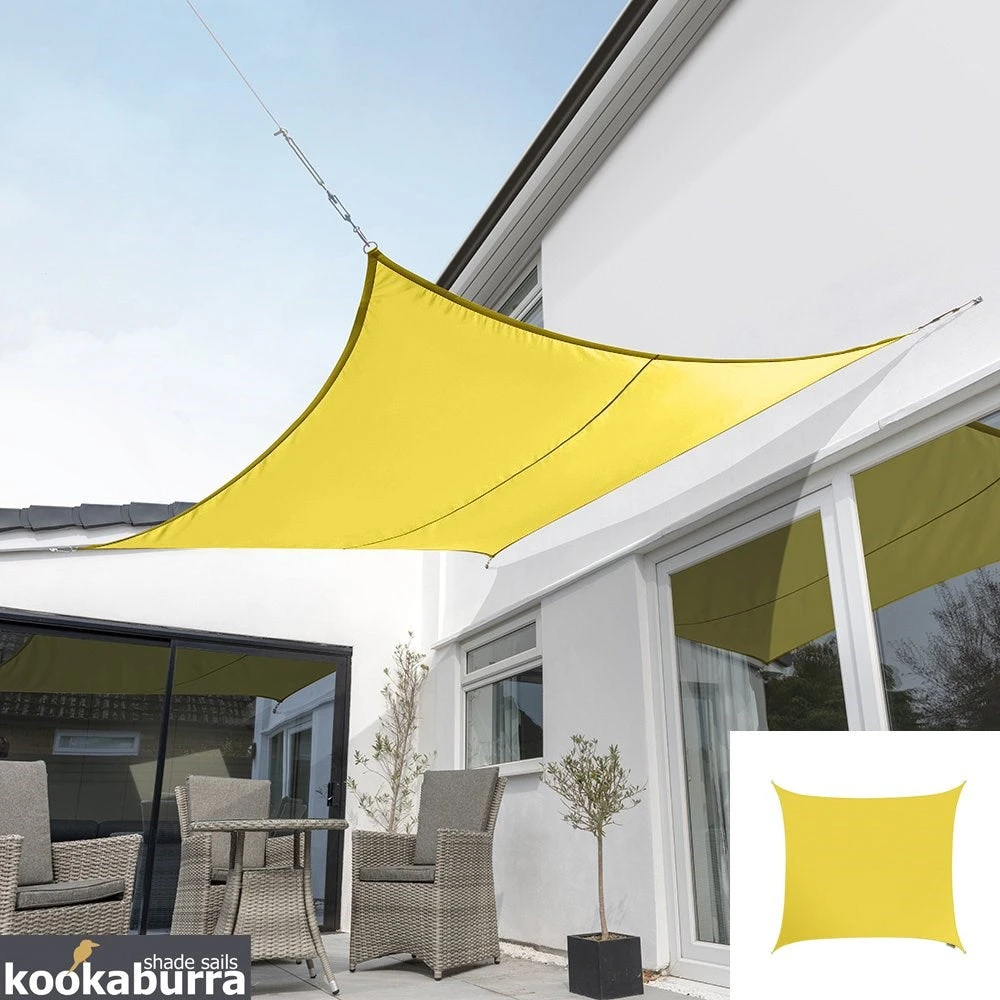 Sail Shade | Premium Waterproof | Yellow 3 Sail Shade | Premium Waterproof | Yellow