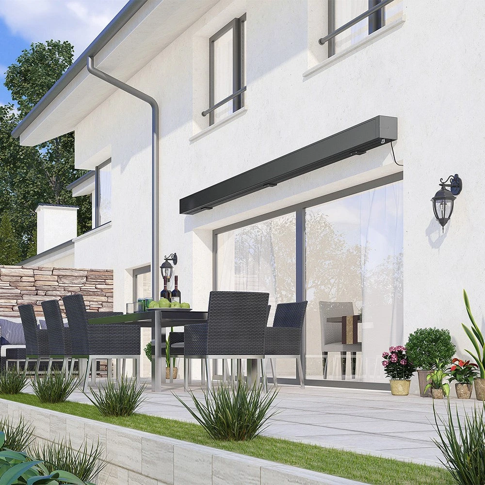 4.5M Deluxe Wireless Full Cassette Electric Awning With Lights (Charcoal Cassette) | Ivory 5 4.5M Deluxe Wireless Full Cassette Electric Awning With Lights (Charcoal Cassette) | Ivory - Image 3
