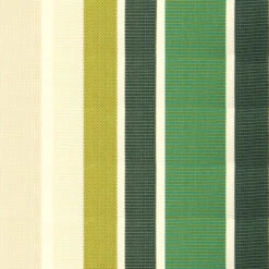 Green Stripe Acrylic Cover For 4.5m X 3m Awning Includes Valance